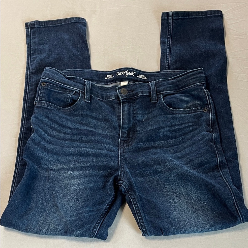 Cat & Jack Boys Dark Blue Skinny Jeans